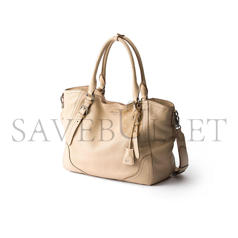 PRADA LARGE LEATHER TOTE BAG 1BG602 (38*32*14cm)